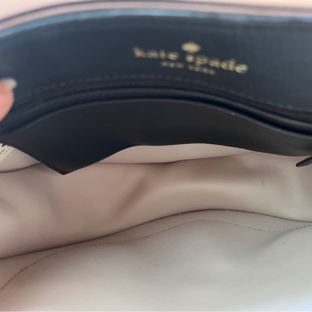 Kate Spade Vanderbilt Place Tegan Bow Black Pebble Leather Crossbody MSRP $279 - Picture 9 of 14